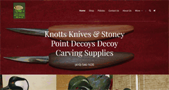Desktop Screenshot of knottsknives.com