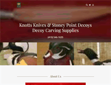 Tablet Screenshot of knottsknives.com